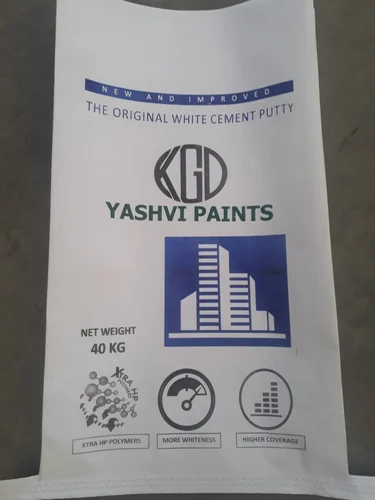 White HDPE Laminated Printed Paper Bag